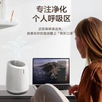 霍尼韦尔(honeywell)空气净化器 桌面台式家用办公室 除菌粉尘轻音 小型净化器KJ45F --X02