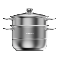 斯密欧SEMREO蒸美双层不锈钢蒸锅MR-639