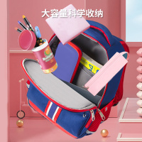 婴侍卫 儿童英伦风小学生书包 上学背包 YSW2126 蓝/红 可选色
