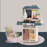 婴侍卫 三合一家庭小厨房 过家家玩具 888-25 绿/桔 随机