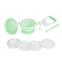 婴侍卫 单手研磨碗 X-1120 粉/绿 可选色