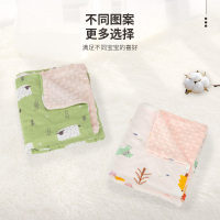 婴侍卫 婴儿豆豆毯 YSW2146 绿色绵羊/松树狐狸 随机发货