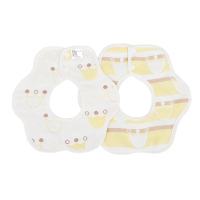 婴侍卫 纯棉纱布围嘴 2条组合装 YSW2033 2个图案随机