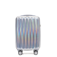 皇冠CROWN现代商务登机箱C-F5249H彩虹银