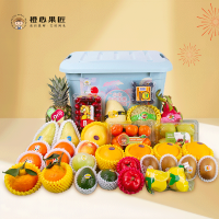 橙心果匠水果拼装礼盒果然有味-998型整箱：18种/约8.0kg
