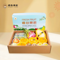 橙心果匠水果拼装礼盒果然有you礼-198型整箱：8种/约重3.1kg