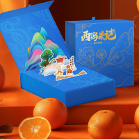 橙心果匠文创水果礼盒西游果记-悟空拜师A款：12个橙子 整箱约重：4.0kg左右