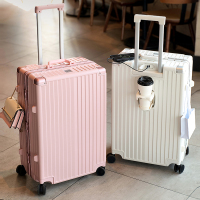 TOBOOG途帮 铝框多功能行李箱PX2090 24寸 皓月白，星空灰，耀夜黑，樱花粉