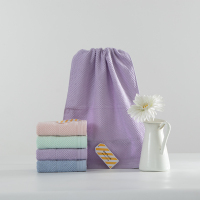 三利 柔雅中巾 双条装 TD7059 混色2条装随机发