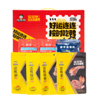 周黑鸭 好运鸭礼盒-569g