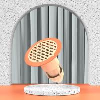 地漏防臭器下水道防臭盖堵口器防反味神器防反水卫生间AB- 橙色子弹头防臭地漏- （单个装）