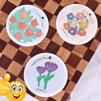 木浆棉洗碗布吸水变大厨房不沾油木浆洗碗棉海绵擦洗碗巾刷锅神器--【第10代木浆圆形】圆形更舒适-9片装