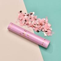 礼炮结婚专用婚庆用品大全花瓣雨婚礼乔迁开业结婚礼花筒喜庆- 粉色30cm- 1根