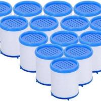 通用水龙头过滤器净水器过滤芯三档增压花洒净水装置原装PP棉滤芯--过滤芯;30个