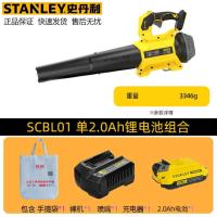 史丹利鼓风机充电式小型锂电吹风机大功率工业两用电脑清灰除尘器--20伏锂电吹风机【2.0单电喷嘴】