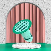 地漏防臭器下水道防臭盖堵口器防反味神器防反水卫生间AB- - 绿色子弹头防臭地漏- - （单个装）