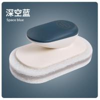 手柄海绵水槽沥水水龙头厨房清洁刷- -- -天空蓝- -1个