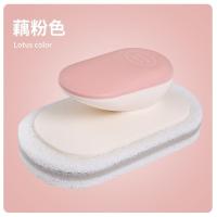 手柄海绵水槽沥水水龙头厨房清洁刷- -- -嫩藕粉- -2个