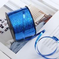 结婚婚庆婚礼绳子用品扎带气球布置装饰氦气彩带丝带派对镭射绑绳- -- -彩带- -蓝色1卷【91米】