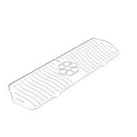 【加厚升级款】柔软硅胶沥水快沥水垫厨房水龙头防溅水防滑水槽收纳- -- -白色标准款- -特大号45*14CM