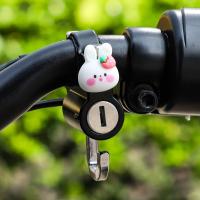 电动车头盔锁防盗固定挂钩摩托安全帽专用防盗锁电瓶车防偷神器女--小白兔【防水防盗防锈⭐】