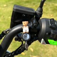 电动摩托车头盔锁防偷盗固定扣安全帽锁神器电瓶车帽子锁全盔挂钩--头盔防盗锁-【背带熊】