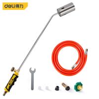 得力喷火枪焊接液化气喷枪家用烧烤户外喷火烧猪毛烧猪毛喷- 升级款- 快接式50型单开关加配件套装