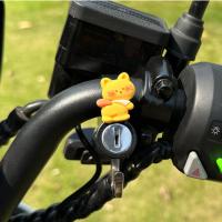 电动摩托车头盔锁防偷盗固定扣安全帽锁神器电瓶车帽子锁全盔挂钩- -- -头盔防盗锁- -【小黄猫】