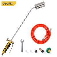 得力喷火枪焊接液化气喷枪家用烧烤户外喷火烧猪毛烧猪毛喷- - 升级款- - 快接式50型双开关加配件套装