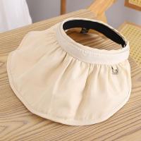 凉感防晒贝壳帽女夏空顶大檐发箍遮阳帽户外遮脸太阳帽子- - 【带上你就是白月光】洁白