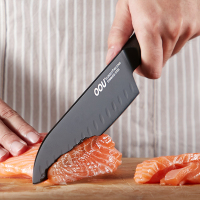 OOU!-厨房刀具套装抗菌家用菜刀坎切刀剪刀水果刀7件套刀UC4212