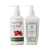 天然之扉沐浴露532ml*2（红石榴鲜活滋养沐浴露+栀子花香氛沐浴露）