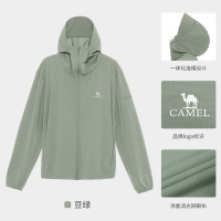 骆驼 男针织防晒衣 A13BA6B068 S 豆绿--