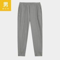 骆驼 男针织速干长裤A662251003 XL 海崖灰 -
