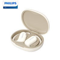 飞利浦TAT2739 挂耳开放式真无线运动耳机 米白色