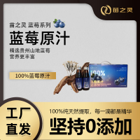 苗之灵 灵美莓蓝莓原汁 100ml*8瓶