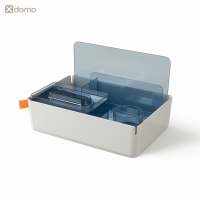 得力XDM33多功能收纳盒(浅灰)(盒)1盒/箱