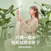 几素 加湿器卧室迷你usb补水空气加湿器便携式车载小型空气净化加湿器小巧 白色 JT06-R
