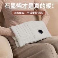 几素热水袋充电暖手宝石墨烯无水暖手袋送老婆女友生日礼物女暖手神器 米色Warmer Life 1（HW09）-5000