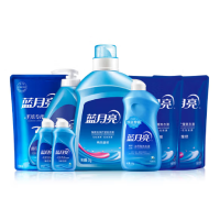 蓝月亮10.32斤洗衣液套装：薰亮白2kg+袋装500g×2+风清白兰手洗1kg+500g+500g袋装+80g×2
