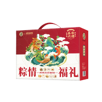 【徐福记&德荣恒】 粽情福礼1402g（粽子*8+咸鸭蛋*2+饼点/果冻/棉花糖）