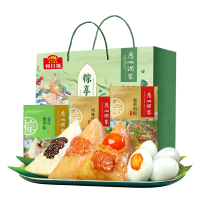 【广州酒家】 粽享端午840g(蛋黄肉粽*2+风味肉粽*2+咸鸭蛋60g*4+(随机)素粽*2)