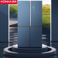 康佳BCD-486WP4JSMV十字对开门冰箱486升超大容量风冷无霜