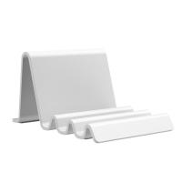 简约便携北欧波浪手机支架桌面宿舍多角度桌上支架平板手机可调节-白色-1个-