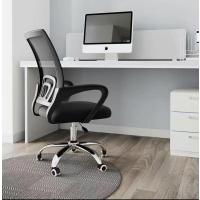 电脑椅办公椅滑轮椅-黑色*配件保10年*精钢脚【升级款-更稳定】-黑色*配件保10年*精钢脚【升级款-更稳定】-