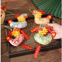 端午节龙舟香包艾草香囊礼品随身平安符挂件汉服搭配挂饰-绿色龙舟-礼盒装;other--