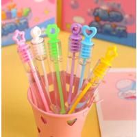 【迷你泡泡棒】不易破 小号泡泡胶儿童玩具户外玩具七彩爱心五角星-50支装--