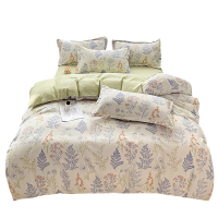 北极绒 斜纹印花床单四件套 200*230cm BJRJ227 魅影 布袋装