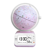 北斗20cm新云起番茄时间管理器灯光地球仪(公主粉E2085GZ)
