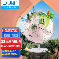 北斗20cm灯光地球仪(公主版喷漆支架插电版)G2092GZ